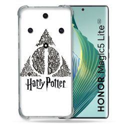 Coque Renforcée Pour Honor Magic 5 Lite Harry Potter Hollows triangle Blanc