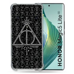 Coque Renforcée Pour Honor Magic 5 Lite Harry Potter Hollows Triangle Noir