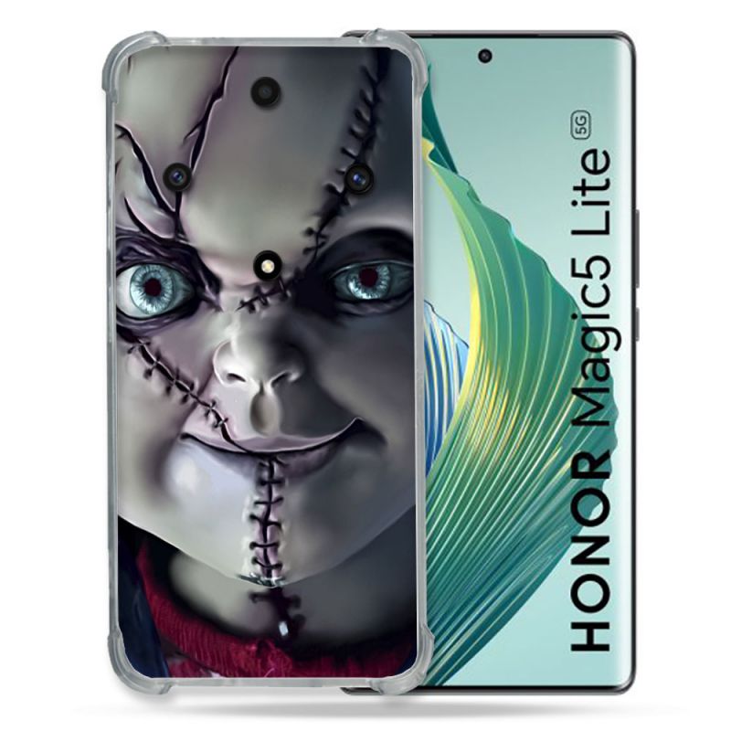 Coque Renforcée Pour Honor Magic 5 Lite Horreur Chucky Cicatrice