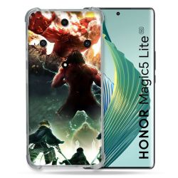 Coque Renforcée Pour Honor Magic 5 Lite Manga Attaque Titans Combat