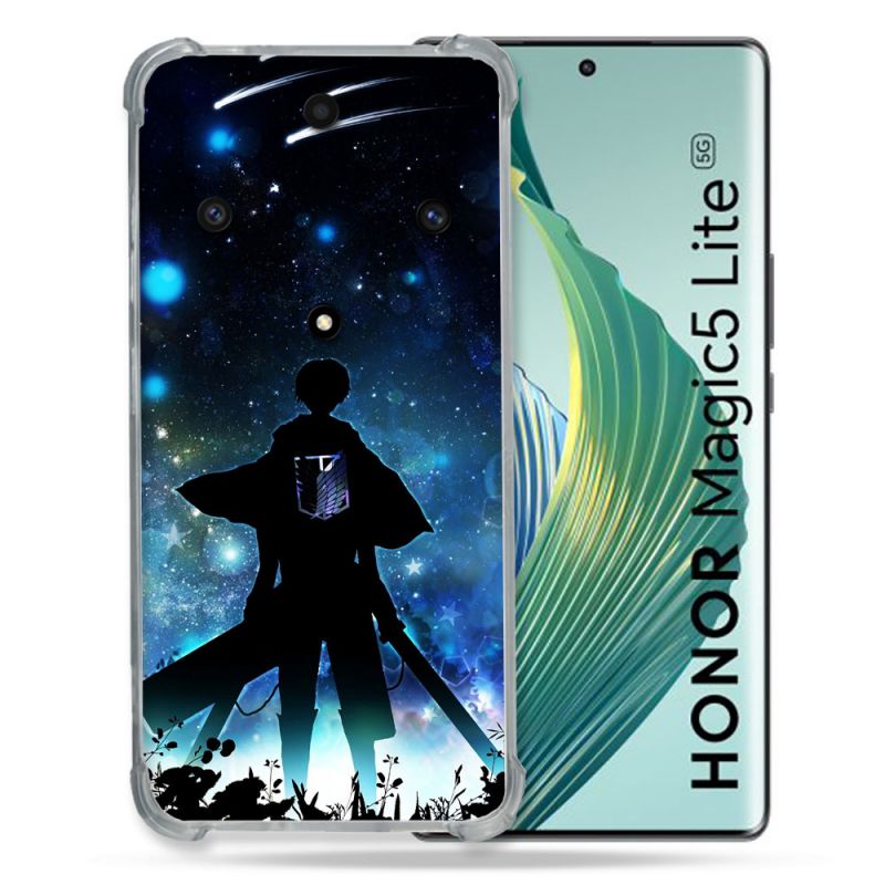 Coque Renforcée Pour Honor Magic 5 Lite Manga Attaque Titans Levi