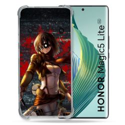 Coque Renforcée Pour Honor Magic 5 Lite Manga Attaque Titans Mikasa