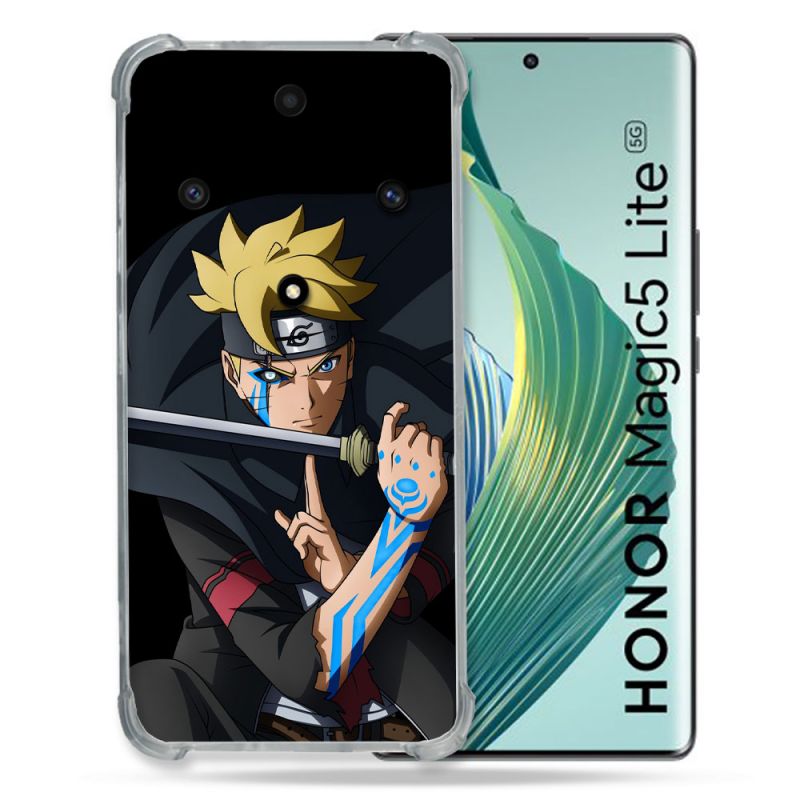 Coque Renforcée Pour Honor Magic 5 Lite Manga Boruto Tatouage