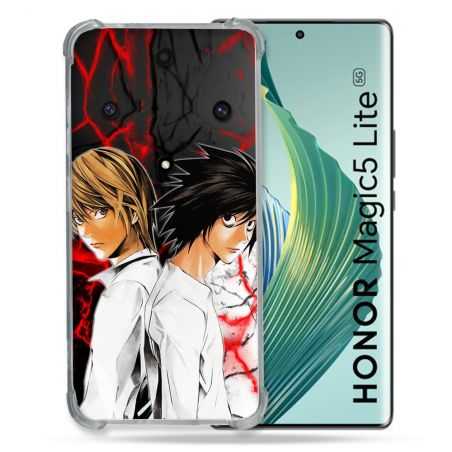 Coque Renforcée Pour Honor Magic 5 Lite Manga Death Note Duo