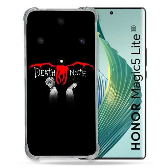 Coque Renforcée Pour Honor Magic 5 Lite Manga Death Note Noir