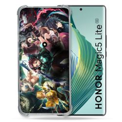 Coque Renforcée Pour Honor Magic 5 Lite Manga Demon Slayer Groupe