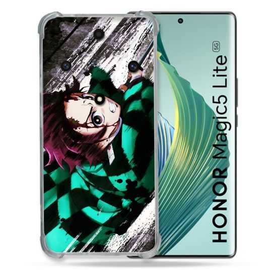 Coque Renforcée Pour Honor Magic 5 Lite Manga Demon Slayer Tanjiro