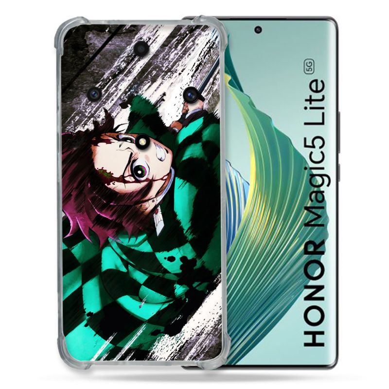Coque Renforcée Pour Honor Magic 5 Lite Manga Demon Slayer Tanjiro