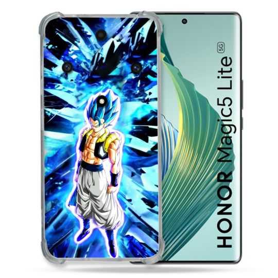 Coque Renforcée Pour Honor Magic 5 Lite Manga Dragon Ball Gogeta Lumiere