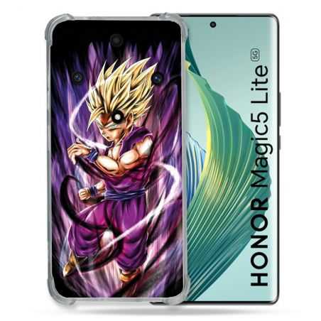 Coque Renforcée Pour Honor Magic 5 Lite Manga Dragon Ball Sangohan Violet