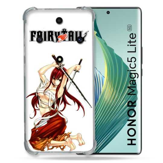 Coque Renforcée Pour Honor Magic 5 Lite Manga Fairy Tail Erza