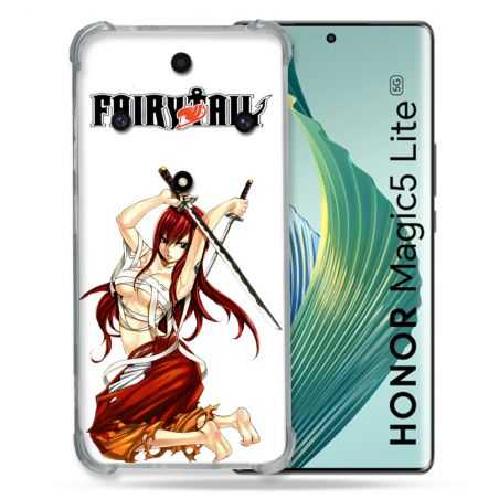 Coque Renforcée Pour Honor Magic 5 Lite Manga Fairy Tail Erza