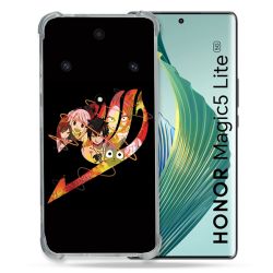 Coque Renforcée Pour Honor Magic 5 Lite Manga Fairy Tail Logo Noir
