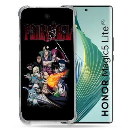 Coque Renforcée Pour Honor Magic 5 Lite Manga Fairy Tail Logo Team