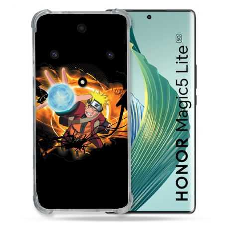 Coque Renforcée Pour Honor Magic 5 Lite Manga Naruto Noir