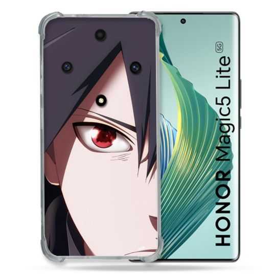 Coque Renforcée Pour Honor Magic 5 Lite Manga Naruto Sasuke visage