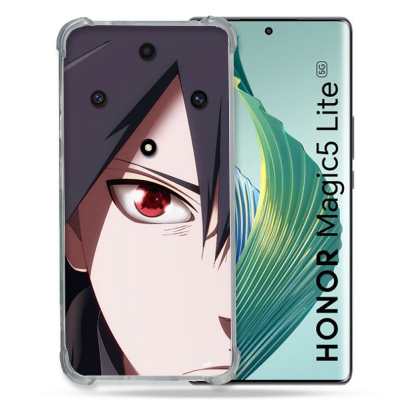 Coque Renforcée Pour Honor Magic 5 Lite Manga Naruto Sasuke visage