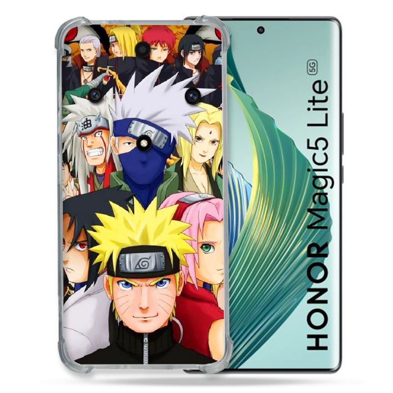 Coque Renforcée Pour Honor Magic 5 Lite Manga Naruto Team
