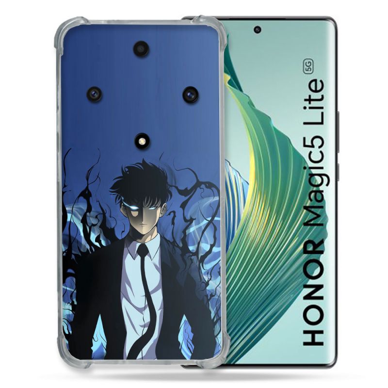 Coque Renforcée Pour Honor Magic 5 Lite Manga Solo Leveling Sung Bleu