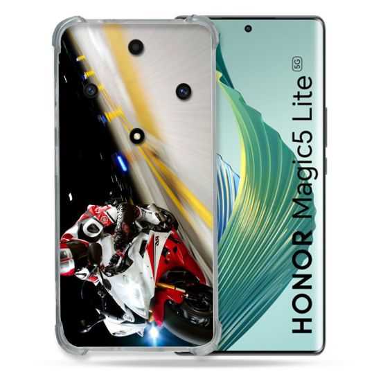 Coque Renforcée Pour Honor Magic 5 Lite Moto Course GP R6
