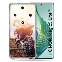 Coque Renforcée Pour Honor Magic 5 Lite Moto Cross Soleil