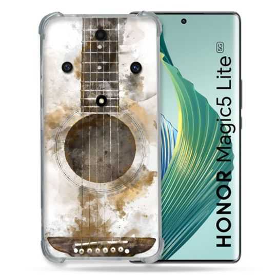 Coque Renforcée Pour Honor Magic 5 Lite Musique Guitare Tag