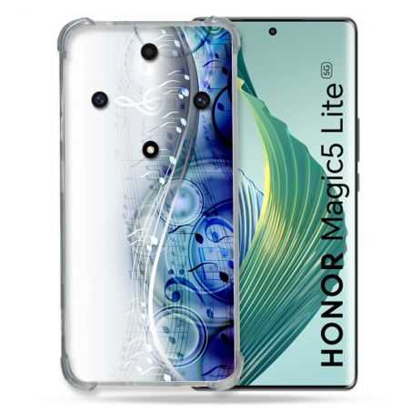 Coque Renforcée Pour Honor Magic 5 Lite Musique Partition Vague