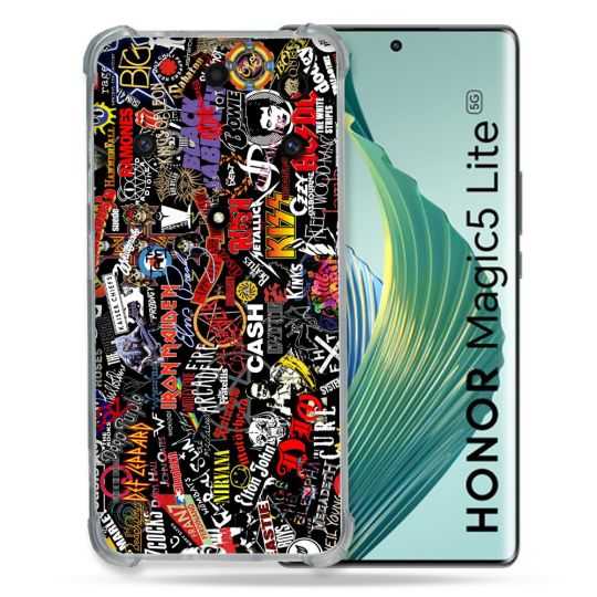 Coque Renforcée Pour Honor Magic 5 Lite Musique Rock Groupe