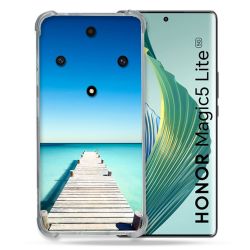 Coque Renforcée Pour Honor Magic 5 Lite Nature Pont Mer