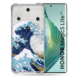Coque Renforcée Pour Honor Magic 5 Lite Peinture La Grande Vague