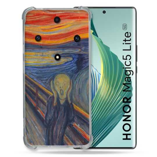 Coque Renforcée Pour Honor Magic 5 Lite Peinture Le Cri