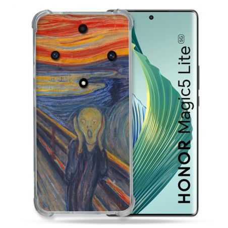 Coque Renforcée Pour Honor Magic 5 Lite Peinture Le Cri