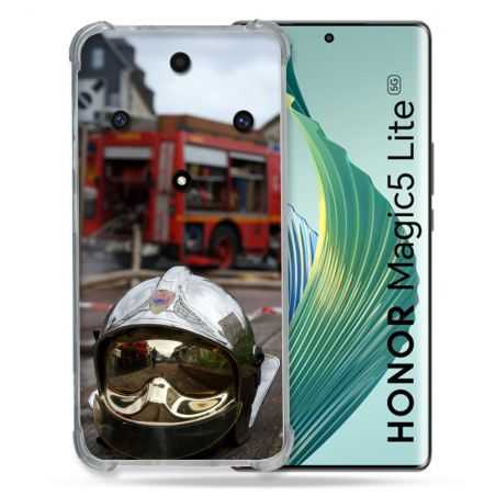 Coque Renforcée Pour Honor Magic 5 Lite Pompier Casque Camion