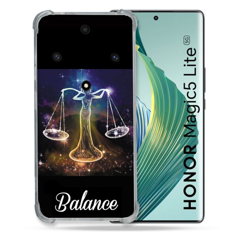 Coque Renforcée Pour Honor Magic 5 Lite Signe Zodiaque 2 Balance