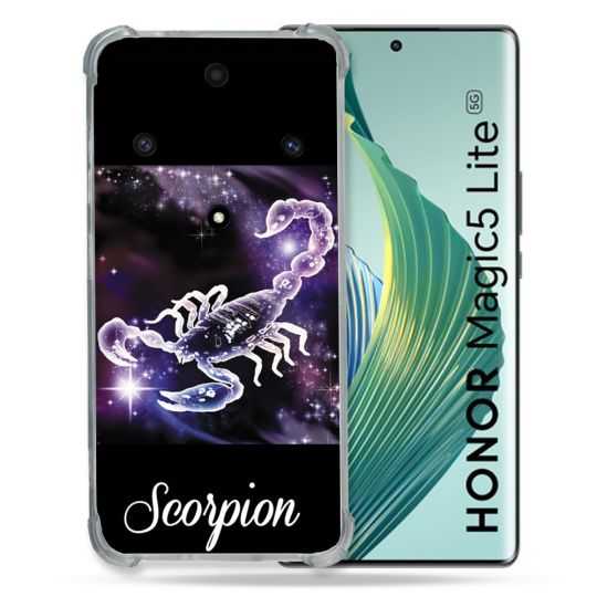 Coque Renforcée Pour Honor Magic 5 Lite Signe Zodiaque 2 Scorpion