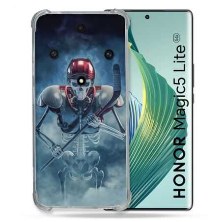 Coque Renforcée Pour Honor Magic 5 Lite Sport Hockey Squelette
