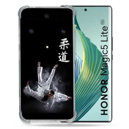 Coque Renforcée Pour Honor Magic 5 Lite Sport Judo Noir