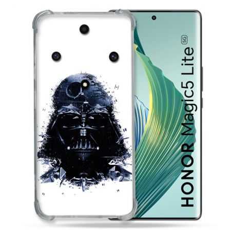 Coque Renforcée Pour Honor Magic 5 Lite Star Wars - Dark Vador Blanc