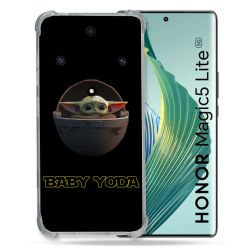 Coque Renforcée Pour Honor Magic 5 Lite Star Wars - Yoda bebe noir