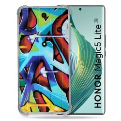 Coque Renforcée Pour Honor Magic 5 Lite Street Art Graf Color