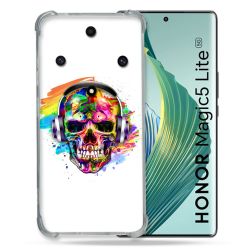 Coque Renforcée Pour Honor Magic 5 Lite Tete de Mort Tag