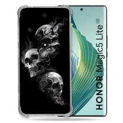 Coque Renforcée Pour Honor Magic 5 Lite Tete de Mort Triple