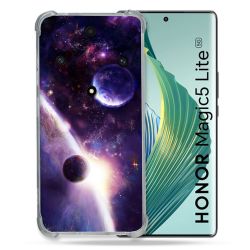 Coque Renforcée Pour Honor Magic 5 Lite Univers Planete Stellaire