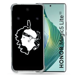 Coque Renforcée Pour Honor Magic 5 Lite Voyage Corse Noir