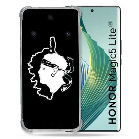 Coque Renforcée Pour Honor Magic 5 Lite Voyage Corse Noir