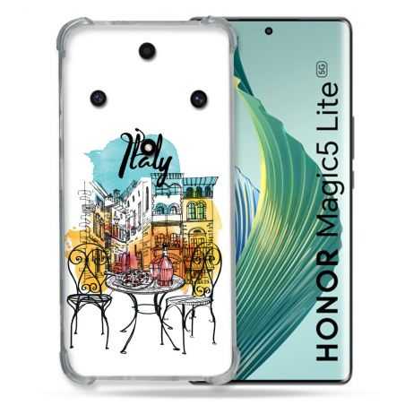 Coque Renforcée Pour Honor Magic 5 Lite Voyage Italie Vintage