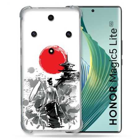 Coque Renforcée Pour Honor Magic 5 Lite Voyage Japon Femme
