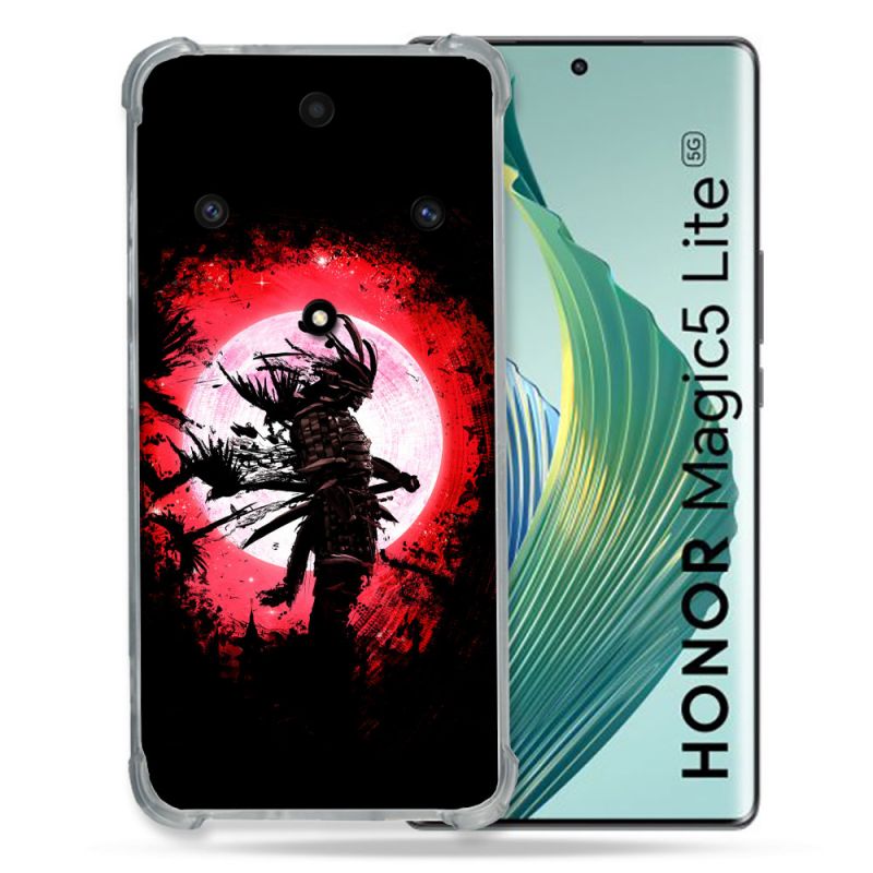 Coque Renforcée Pour Honor Magic 5 Lite Voyage Japon Samourai
