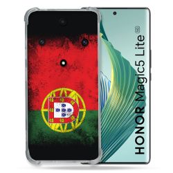 Coque Renforcée Pour Honor Magic 5 Lite Voyage Portugal Drapeau