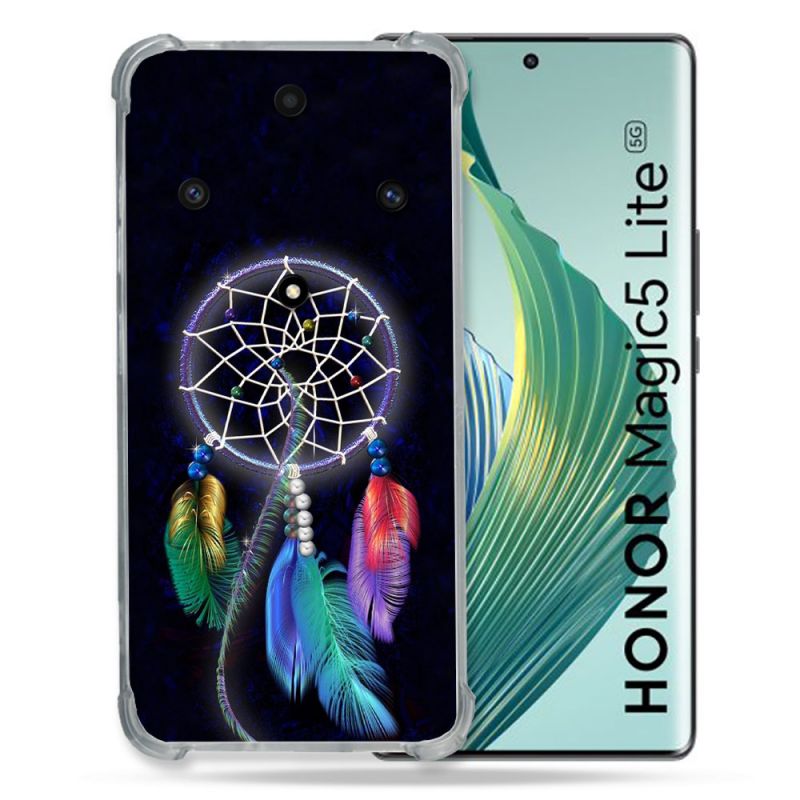 Coque Renforcée Pour Honor Magic 5 Lite Zen Attrape Reve Multicolore